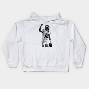 Justin Herbert || Pencil Drawing Vintage Kids Hoodie